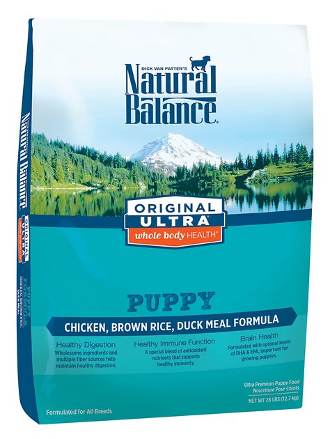 Natural Balance Original Ultra Whole Body Health Puppy Formula Chicken, Brown Rice & Duck Meal Dry Dog Food