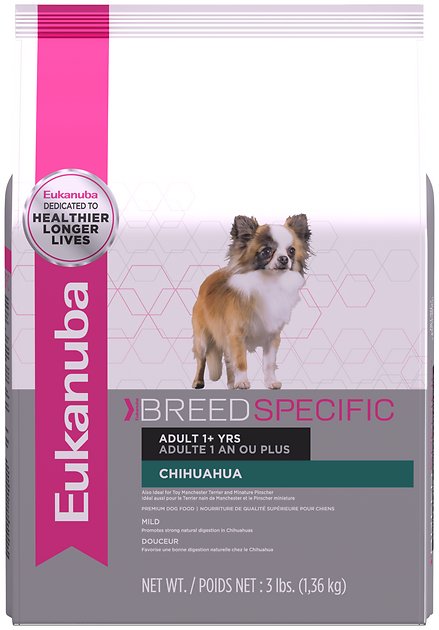 Eukanuba Breed Specific Chihuahua Adult Dry Dog Food, 3-lb bag