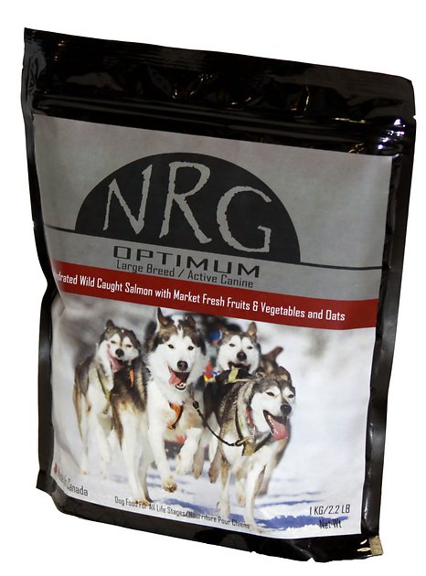 NRG Optimum Salmon & Veggies Large Breed & Active Canine Dehydrated Dog Food