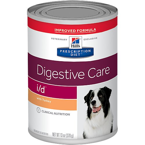 Hill's Prescription Diet i/d Digestive Care with Turkey Canned Dog Food, 13-oz, case of 12