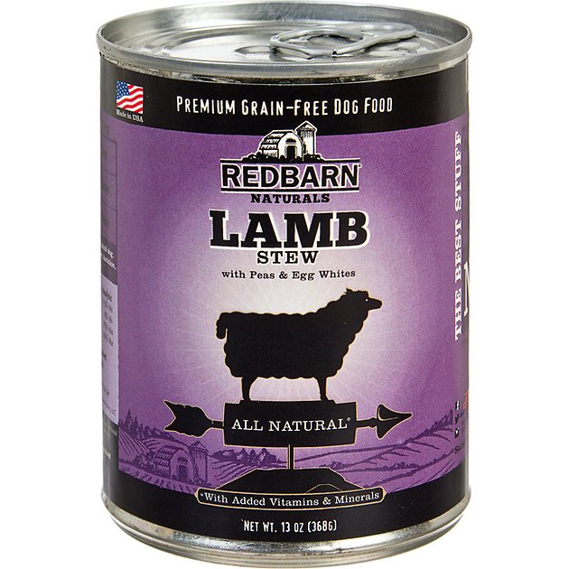 Redbarn Naturals Lamb Stew Grain-Free Canned Dog Food, 13-oz, case of 12