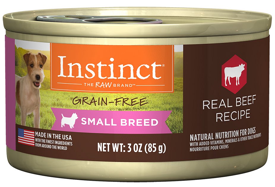 Instinct by Nature's Variety Grain-Free Small Breed Beef Recipe Canned Dog Food