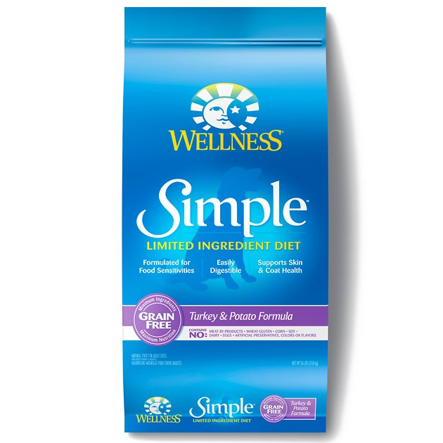 Wellness Simple Limited Ingredient Diet Grain-Free Turkey & Potato Formula Dry Dog Food