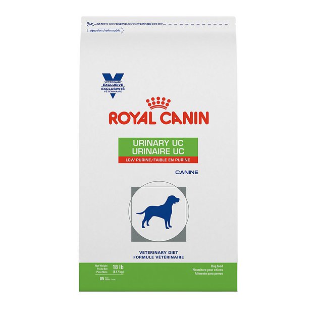 Royal Canin Veterinary Diet Urinary UC Low Purine Dry Dog Food, 18-lb bag