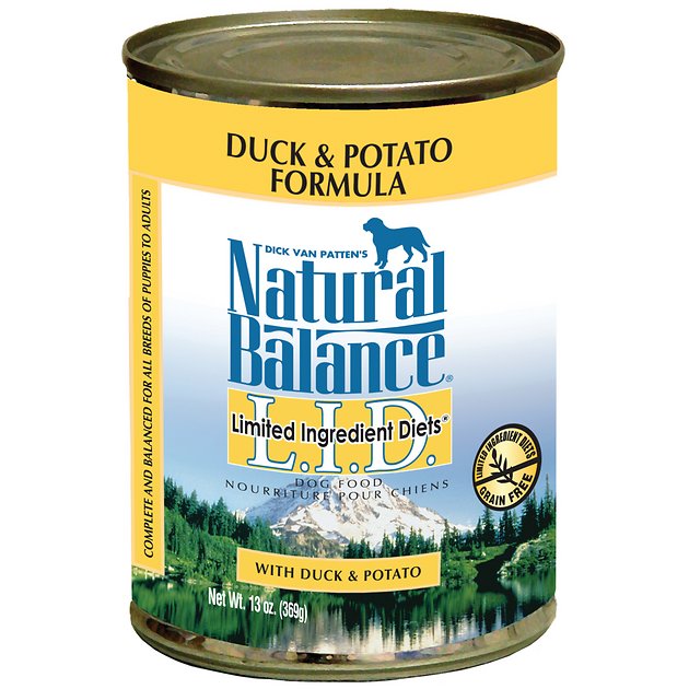 Natural Balance L.I.D. Limited Ingredient Diets Duck & Potato Formula Grain-Free Canned Dog Food