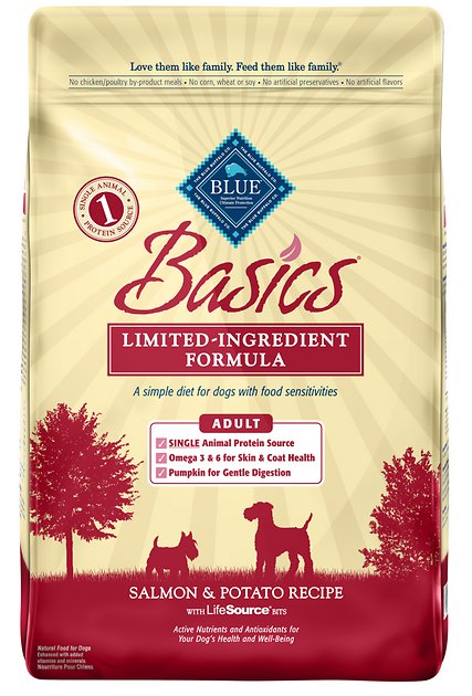 Blue Buffalo Basics Limited Ingredient Formula Salmon & Potato Recipe Adult Dry Dog Food